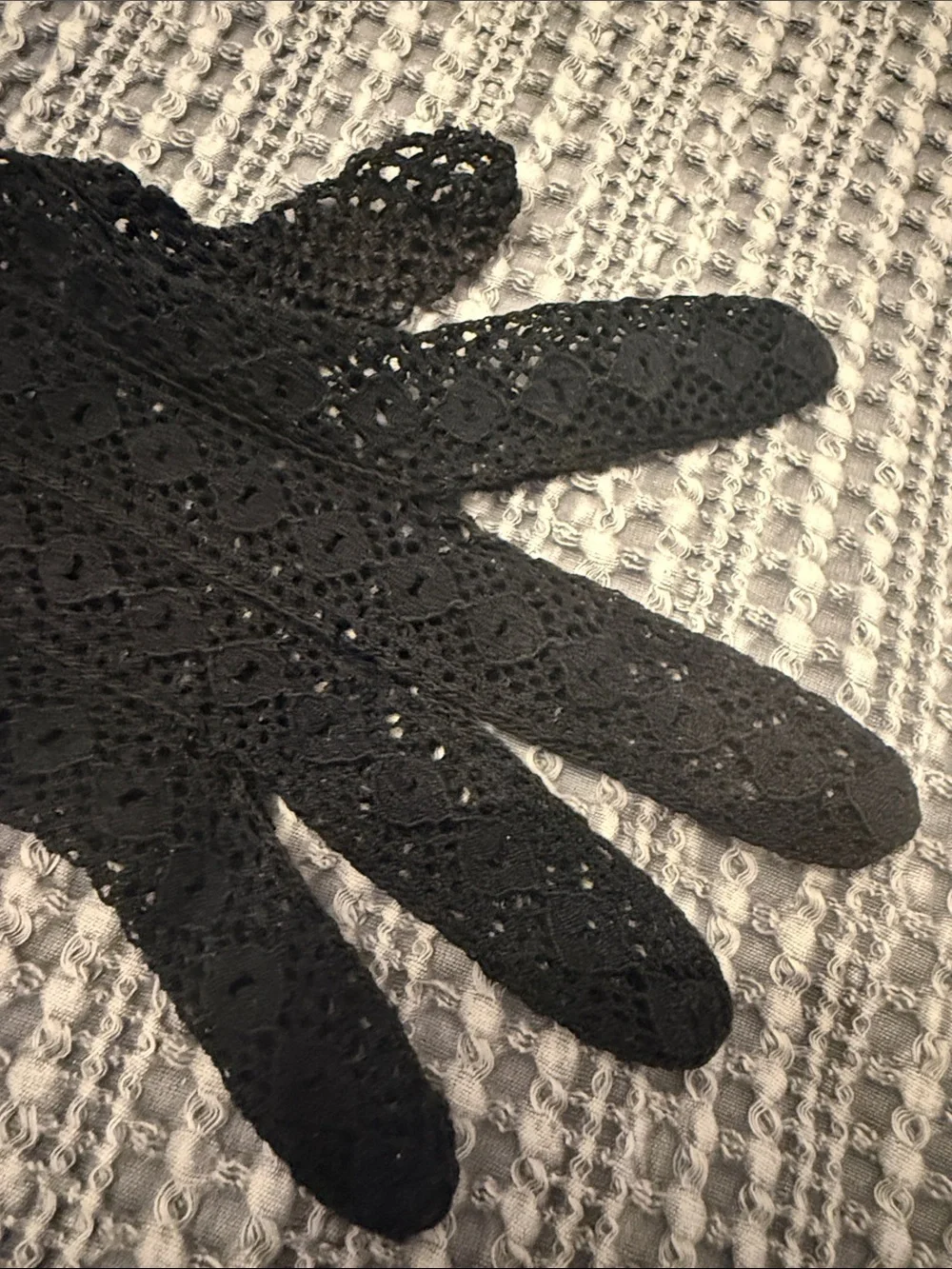 Black Lace Women's Fashion Gloves